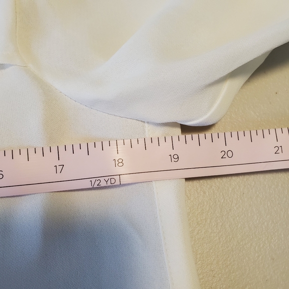 J.Crew Off White Blouse Size 4 - Picture 10 of 11